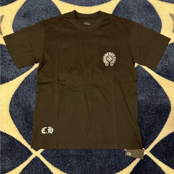 Chrome Hearts Los Angeles Horseshoe Cross Black T-Shirt Men Size Medium or Large - Picture 2 of 4